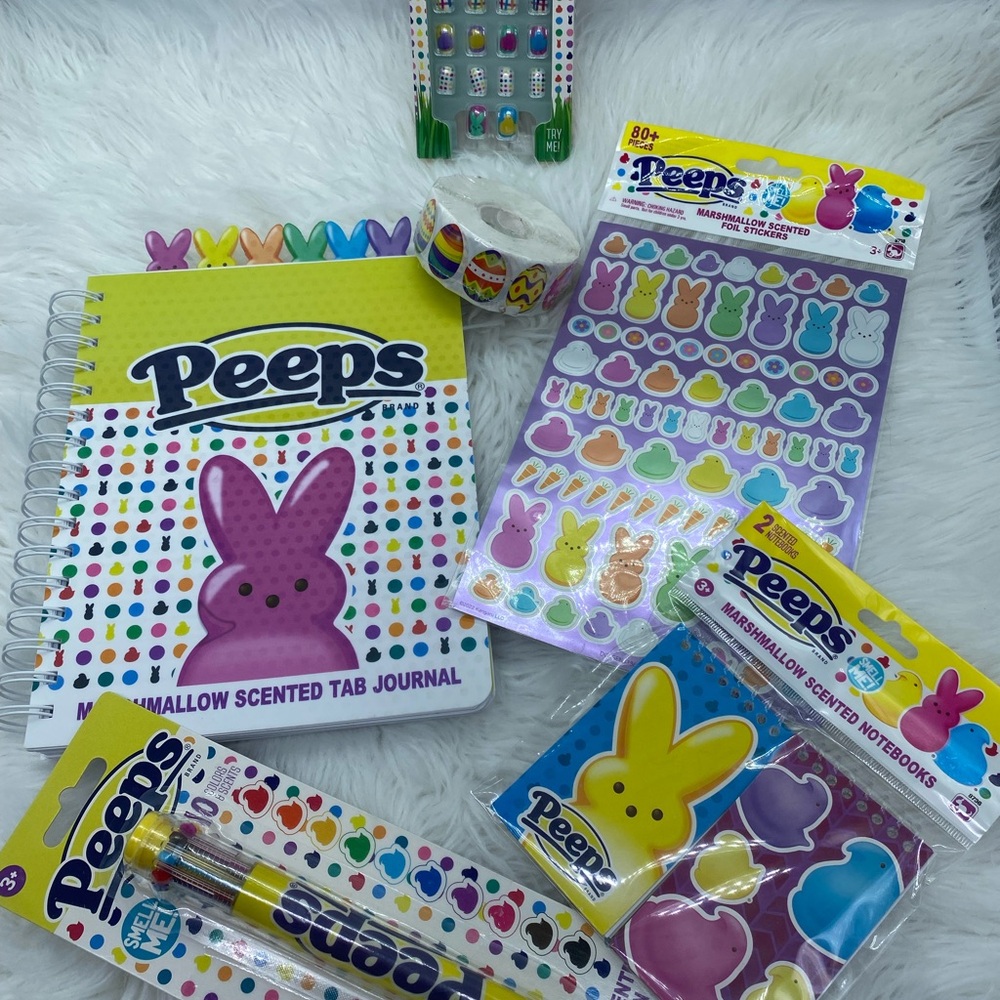 New scented Peeps Stationery Set with Stickers and extras
